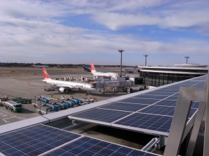 solar powered airport